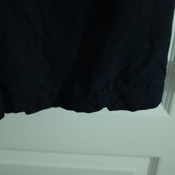 Loft navy linen blend side zipper wide leg pants size 2 - Picture 8 of 11